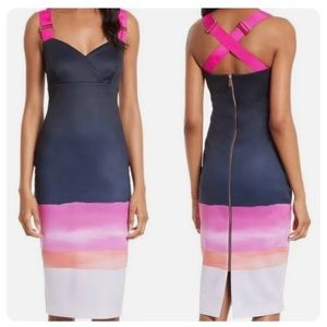 Ted Baker Mosaic bodycon dress